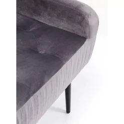 KARE Design Bank Lofty Grau Schwarz- Sitzbänke