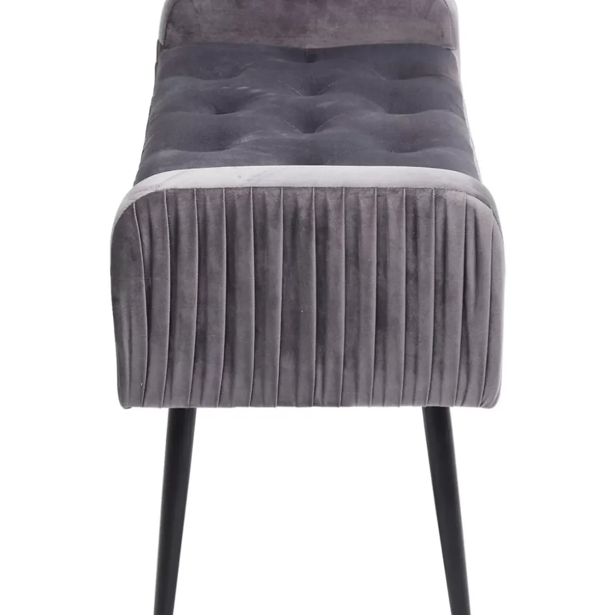 KARE Design Bank Lofty Grau Schwarz- Sitzbänke