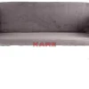 KARE Design Bank Mode Velvet Grau- Sitzbänke