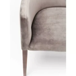 KARE Design Bank Mode Velvet Grau- Sitzbänke