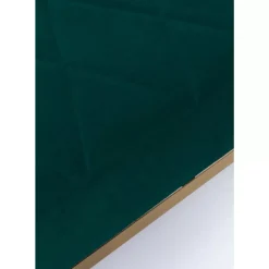 KARE Design Bank Smart Dunkelgrun Messing 150X40Cm- Sitzbänke