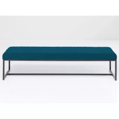 KARE Design Bank Smart Petrol Schwarz 150X40Cm- Sitzbänke