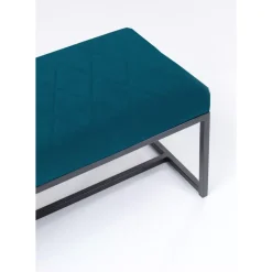 KARE Design Bank Smart Petrol Schwarz 150X40Cm- Sitzbänke