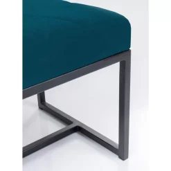 KARE Design Bank Smart Petrol Schwarz 150X40Cm- Sitzbänke