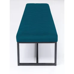KARE Design Bank Smart Petrol Schwarz 150X40Cm- Sitzbänke