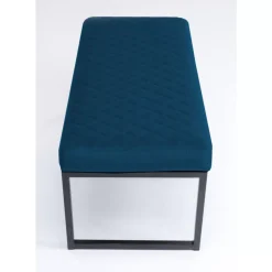 KARE Design Bank Smart Petrol Schwarz 90Cm- Sitzbänke