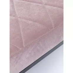 KARE Design Bank Smart Rosa Schwarz 150X40Cm- Sitzbänke