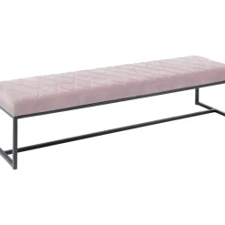 KARE Design Bank Smart Rosa Schwarz 150X40Cm- Sitzbänke