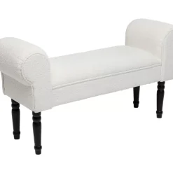 KARE Design Bank Wing Creme Schwarz- Sitzbänke