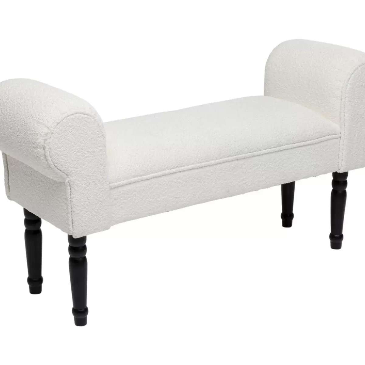 KARE Design Bank Wing Creme Schwarz- Sitzbänke