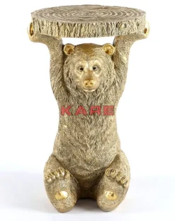 KARE Design Beistelltisch Animal Bear Gold 35X34Cm- Tische