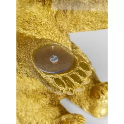 KARE Design Beistelltisch Animal Bear Gold O40Cm- Tische
