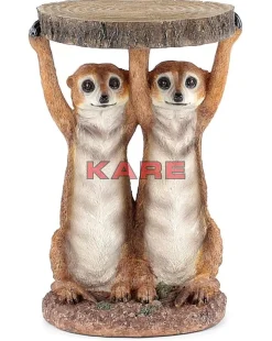 KARE Design Beistelltisch Animal Meerkat Sisters O33Cm- Tische