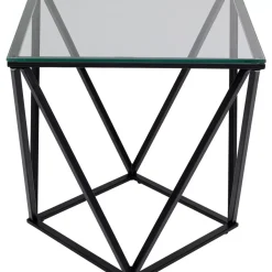 KARE Design Beistelltisch Cristallo Schwarz 50X50Cm- Tische