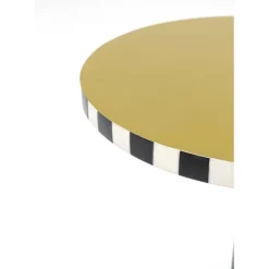 KARE Design Beistelltisch Domero Checkers Olive O25Cm- Tische