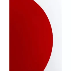 KARE Design Beistelltisch Domero Checkers Rot O40Cm- Tische