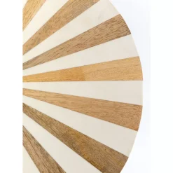 KARE Design Beistelltisch Domero Cirque Gold Weis O40Cm- Tische