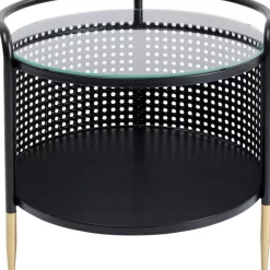 KARE Design Beistelltisch Fence O45Cm- Tische