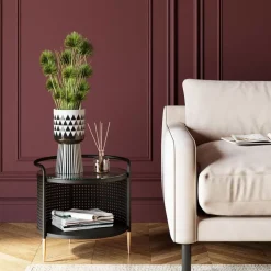 KARE Design Beistelltisch Fence O45Cm- Tische