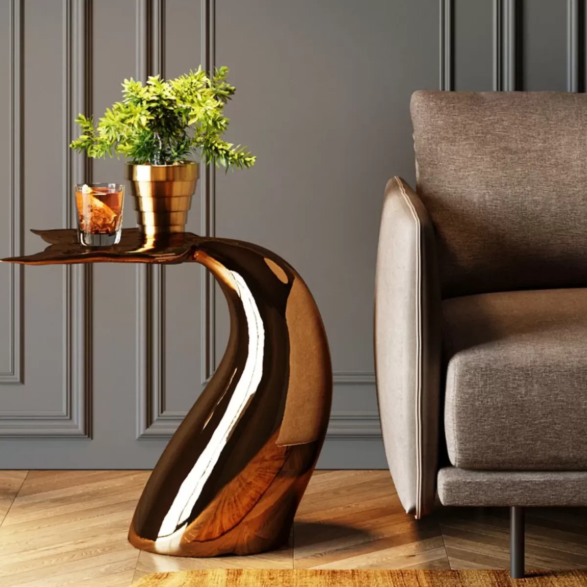 KARE Design Beistelltisch Fin 58X56Cm- Tische