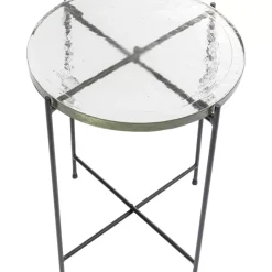 KARE Design Beistelltisch Ice Schwarz O40Cm- Tische