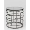 KARE Design Beistelltisch Jupiter Silber O55Cm- Tische