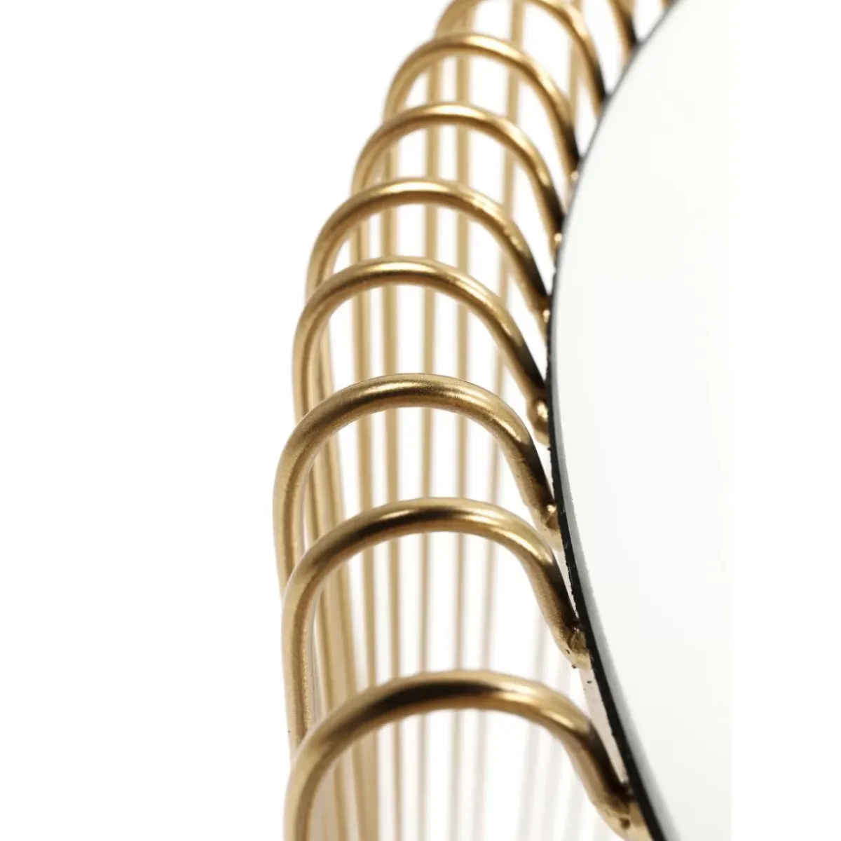 KARE Design Beistelltisch Wire Messing (2/Set) O44Cm- Tische