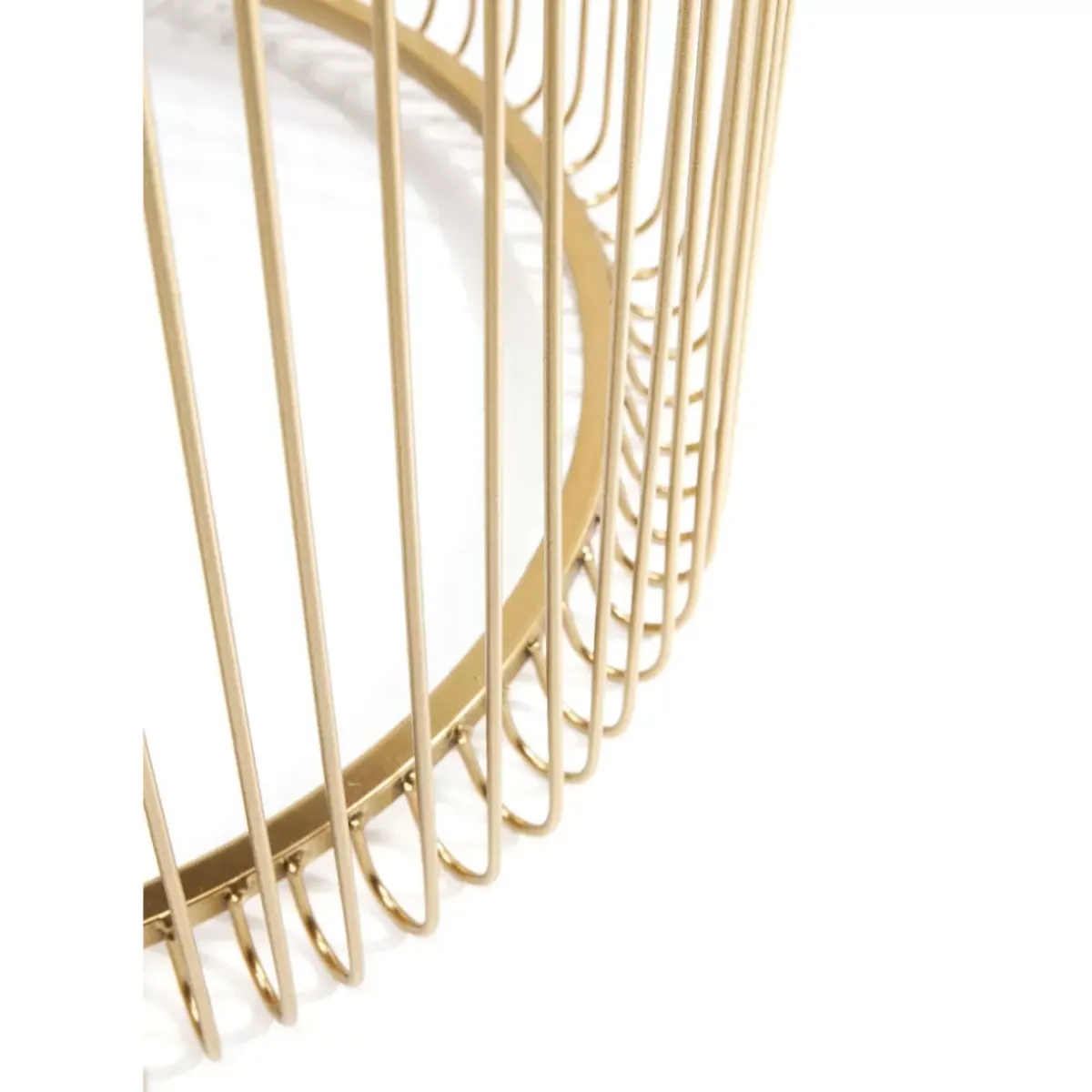 KARE Design Beistelltisch Wire Messing (2/Set) O44Cm- Tische