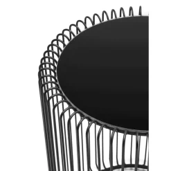 KARE Design Beistelltisch Wire Schwarz (2/Set) O44Cm- Tische