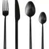 KARE Design Besteck Gloria Matt Schwarz (16-Tlg.)- Geschirr & Tischaccessoires