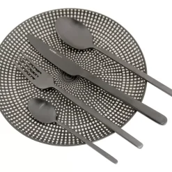 KARE Design Besteck Gloria Matt Schwarz (16-Tlg.)- Geschirr & Tischaccessoires