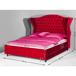 KARE Design Bett City Spirit Graphit 180X200Cm- Betten