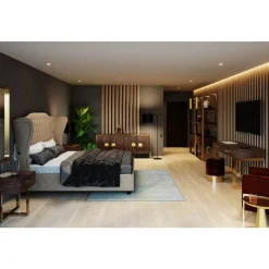 KARE Design Bett City Spirit Linen Natural 180X200Cm- Betten