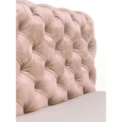 KARE Design Bett Desire Velvet Ecru 180X200Cm- Betten