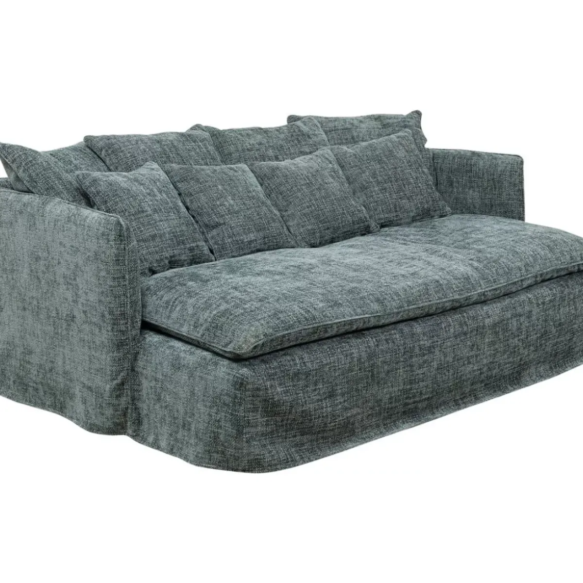 KARE Design Bigsofa Boheme Blaugrun 230Cm- Sofas & Couches