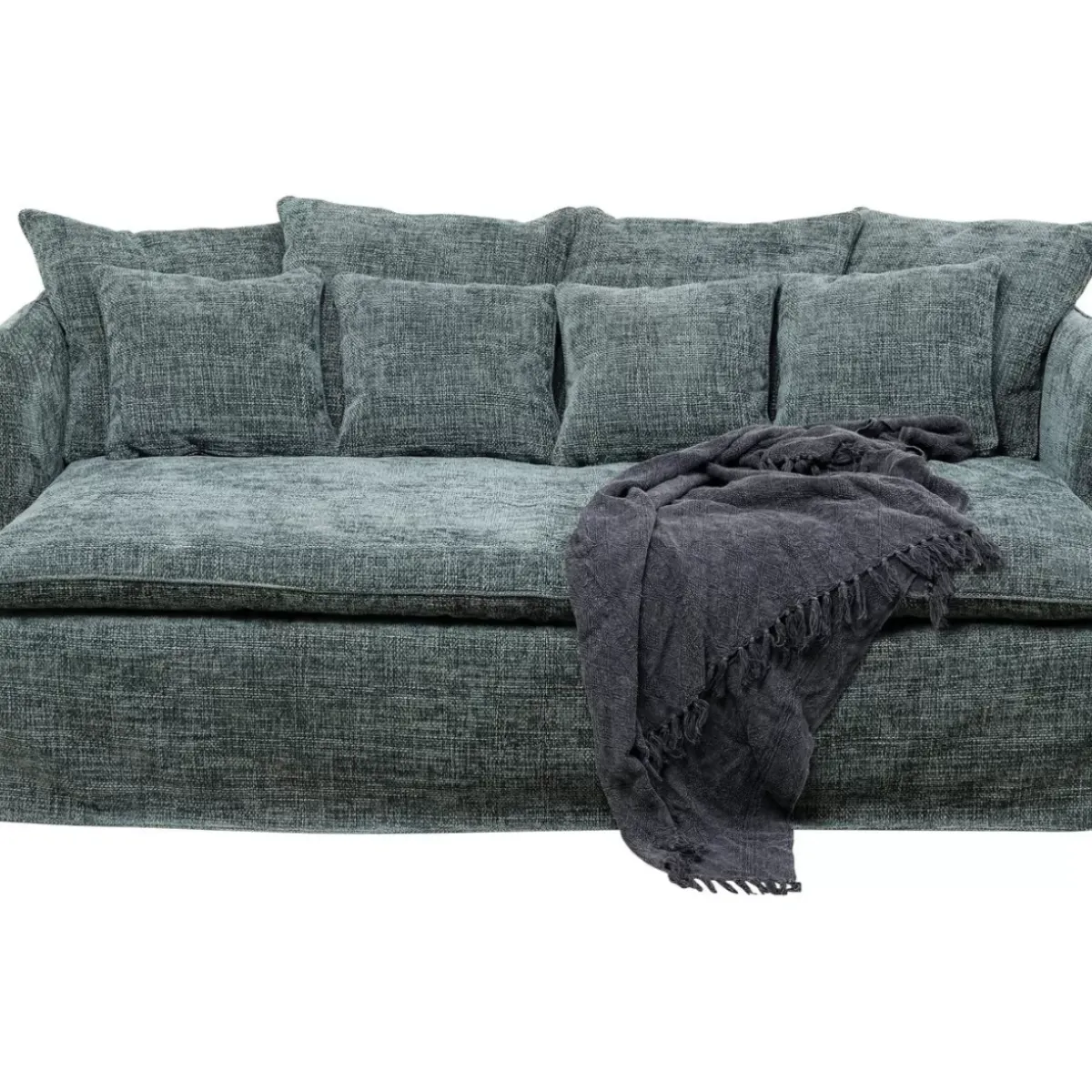 KARE Design Bigsofa Boheme Blaugrun 230Cm- Sofas & Couches