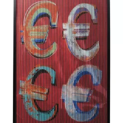 KARE Design Bild Frame Art 3D Euro 118X83Cm- Bilder