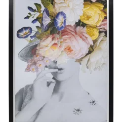 KARE Design Bild Frame Flower Lady Pastell 152X117- Bilder