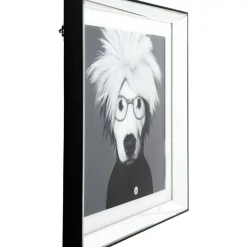 KARE Design Bild Frame Mirror Artist Dog 60X60- Bilder