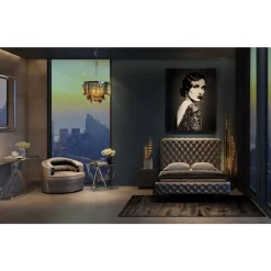 KARE Design Bild Glas Beauty Lady 120X150Cm- Bilder