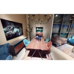 KARE Design Bild Glas Blue Portal 150X100Cm- Bilder