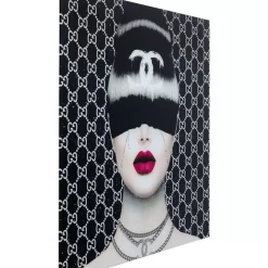 KARE Design Bild Glas Fashion Haircut 80X80- Bilder