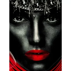 KARE Design Bild Glas Lady Red Lips 80X120- Bilder