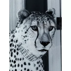 KARE Design Bild Glas Metallic Gepard 100X150- Bilder