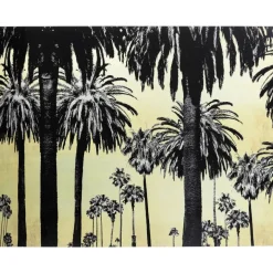 KARE Design Bild Glas Metallic Palms 180X120Cm- Bilder