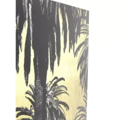 KARE Design Bild Glas Metallic Palms 180X120Cm- Bilder