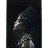 KARE Design Bild Glas Royal Headdress Profile 100X150Cm- Bilder