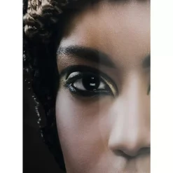 KARE Design Bild Glas Royal Headdress Face 150X100Cm- Bilder