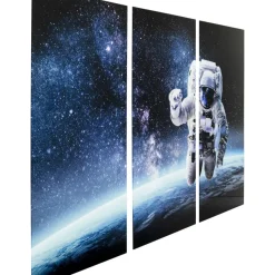 KARE Design Bild Glas Triptychon Man In Space 160X240- Bilder