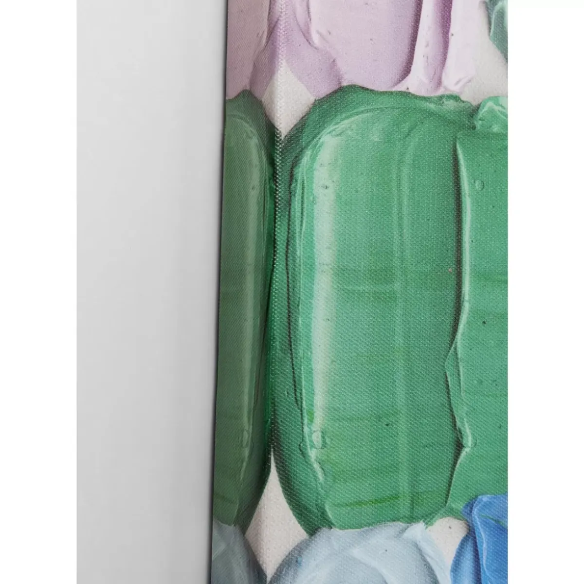 KARE Design Bild Touched Colorful Dots 140X200Cm- Bilder